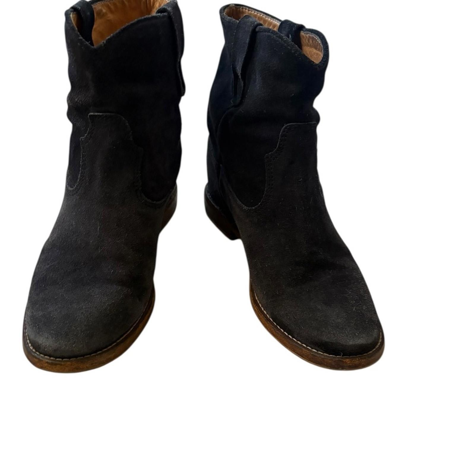 Isabel Marant Isabel Marant Crisi Suede Leather Ankle Boots Size Black Size US 8 / IT 38 - 11 Thumbnail