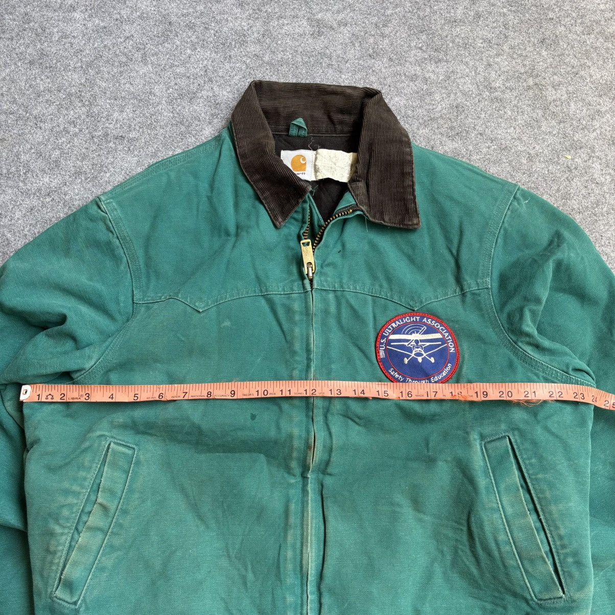 Carhartt × Vintage 💥Rare💥 Vintage Carhartt Santa Fe Teal Jacket J13 AQU Size US M / EU 48-50 / 2 - 5 Thumbnail