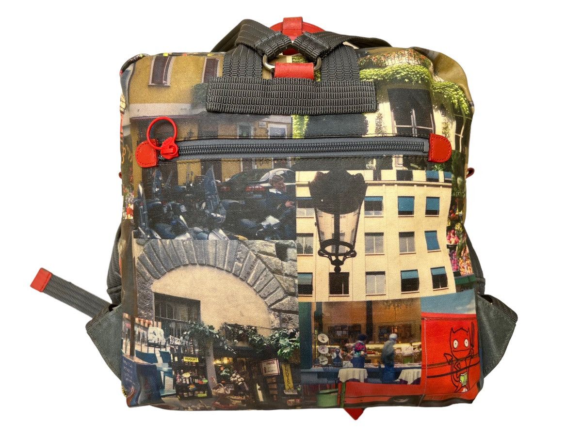 Vintage Arukan Japan Tarpaulin Printed Backpack Size ONE SIZE - 10 Thumbnail