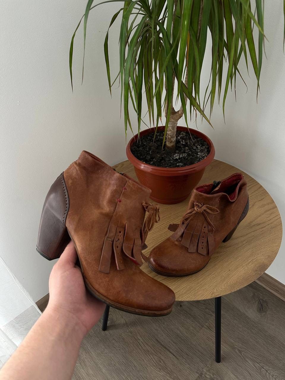 A.S.98 × Japanese Brand × Vintage Vintage Japanese A.S98 Brown Leather Air Step Womesn Boots Size US 8.5 / IT 38.5 - 3 Thumbnail