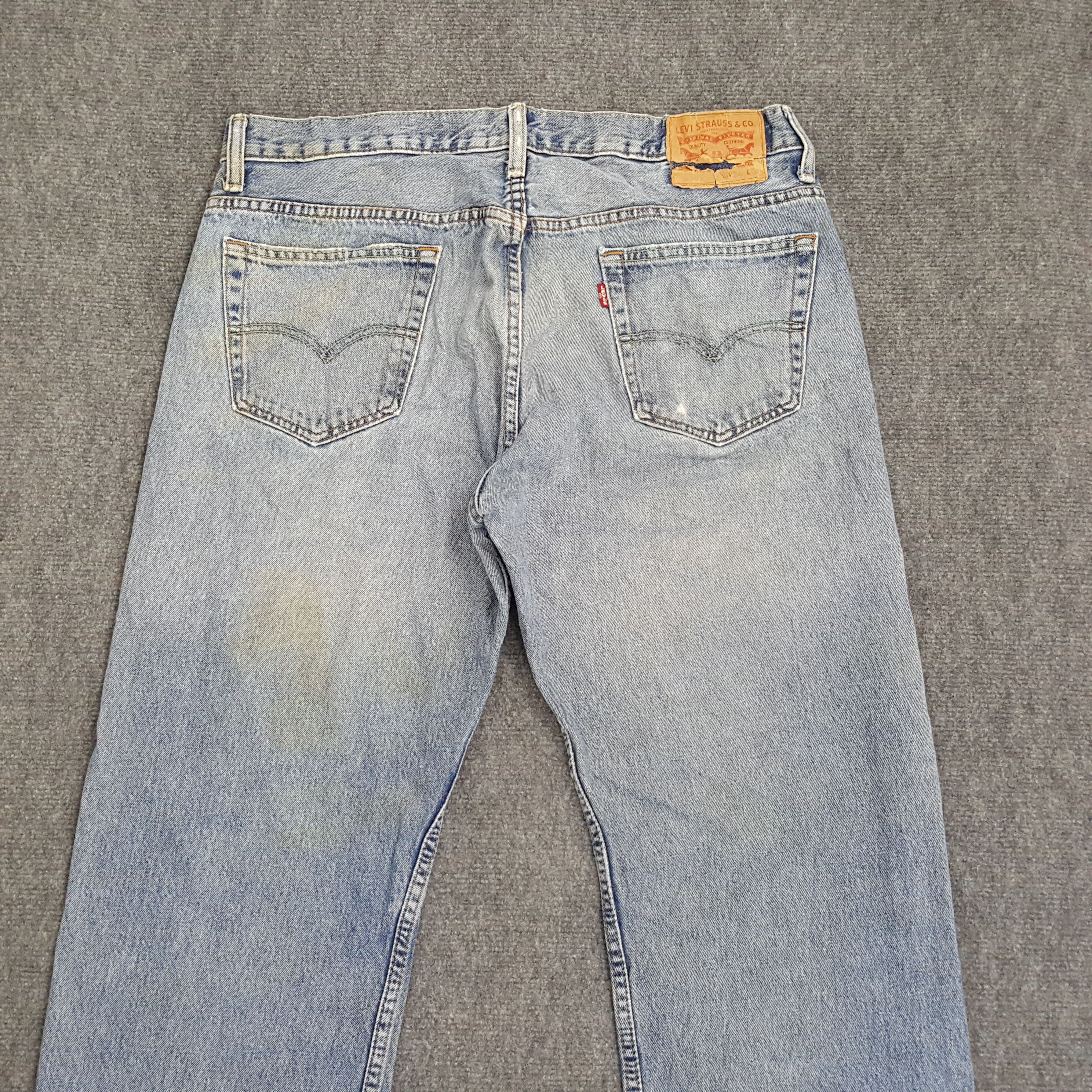 Levi's × Vintage Levi's American Distressed Style Baggy Denim Jeans Size US 36 / EU 52 - 5 Thumbnail