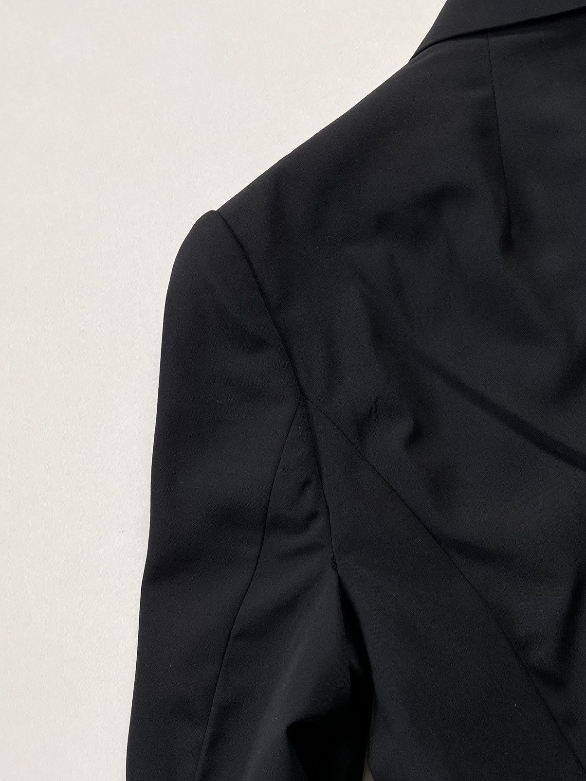 Rick Owens 🔥Rick Owens Soft Wool Single Button Tailored Jacket Black Size US M / EU 48-50 / 2 - 20 Thumbnail