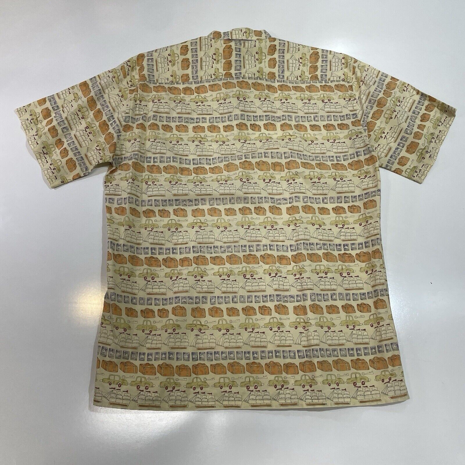 Burma Bibas Burma Bibas Men’s Travel Shirt Retro Singles Lawn Cotton M Size US M / EU 48-50 / 2 - 7 Thumbnail