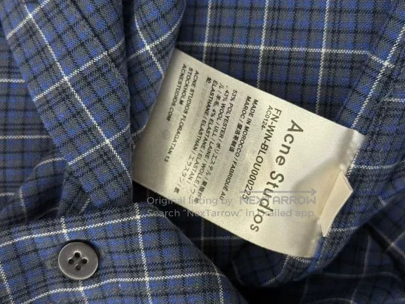 Acne Studios Acne Studios Checkered Shirt Size 4XL / US 24-26 - 4 Thumbnail