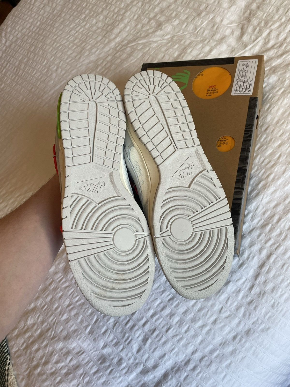 Nike × Off-White Nike x Off-White Dunk Low, Lot 23, UK10.5 / US11.5 Size US 11.5 / EU 44-45 - 16 Thumbnail