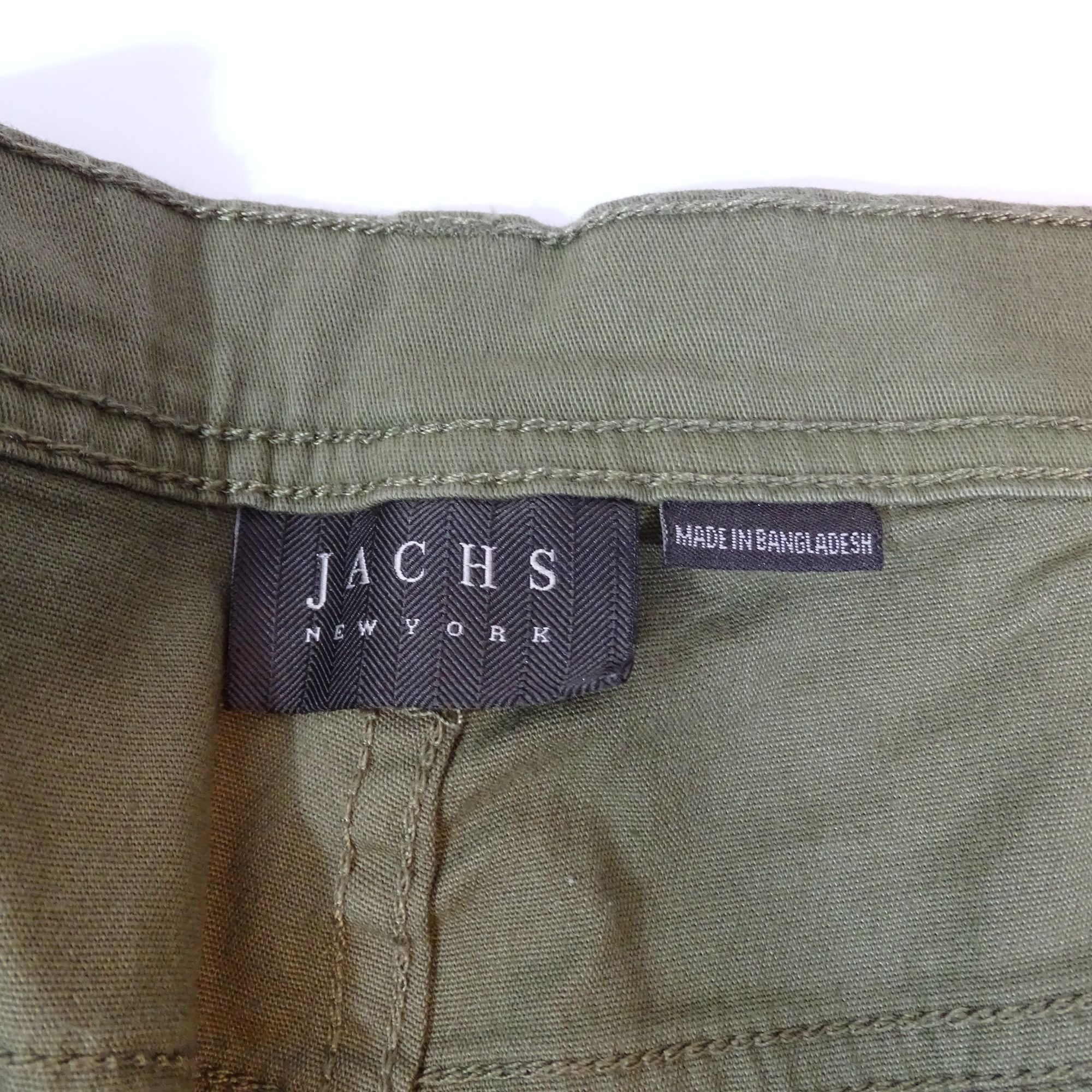 JACHS NY Jachs NY Men Slim Fit 5-Pocket Olive Army Green Chino Pants Size US 42 / EU 58 - 5 Thumbnail