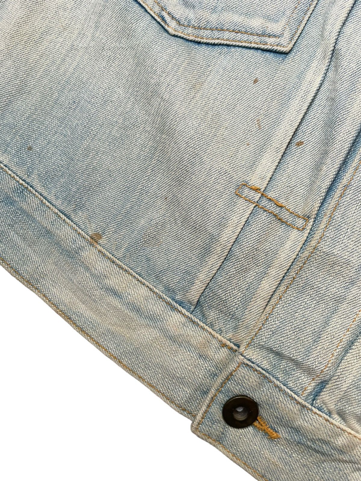 Designer Snidel Type II Faded Denim Jacket Size M / US 6-8 / IT 42-44 - 4 Thumbnail