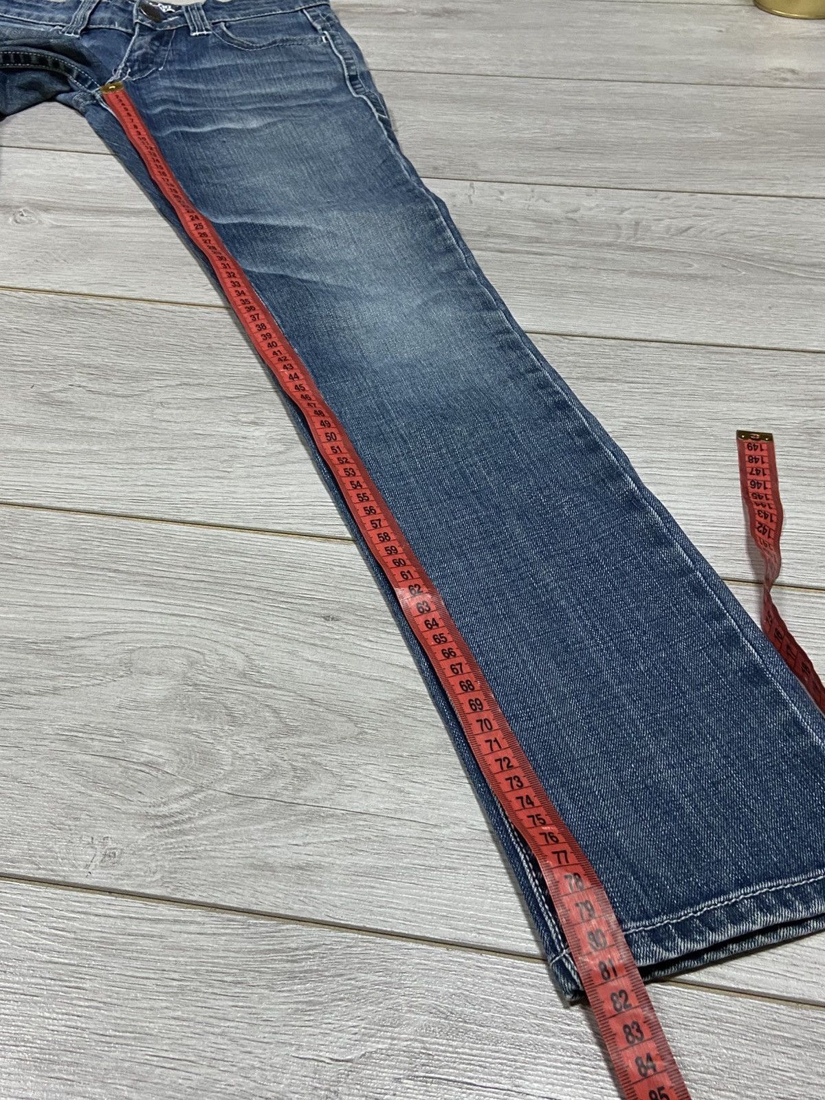 Jean Paul Gaultier Jean Paul Gaultier metallic logo Denim Jeans Pants Size 26" / US 2 / IT 38 - 13 Thumbnail