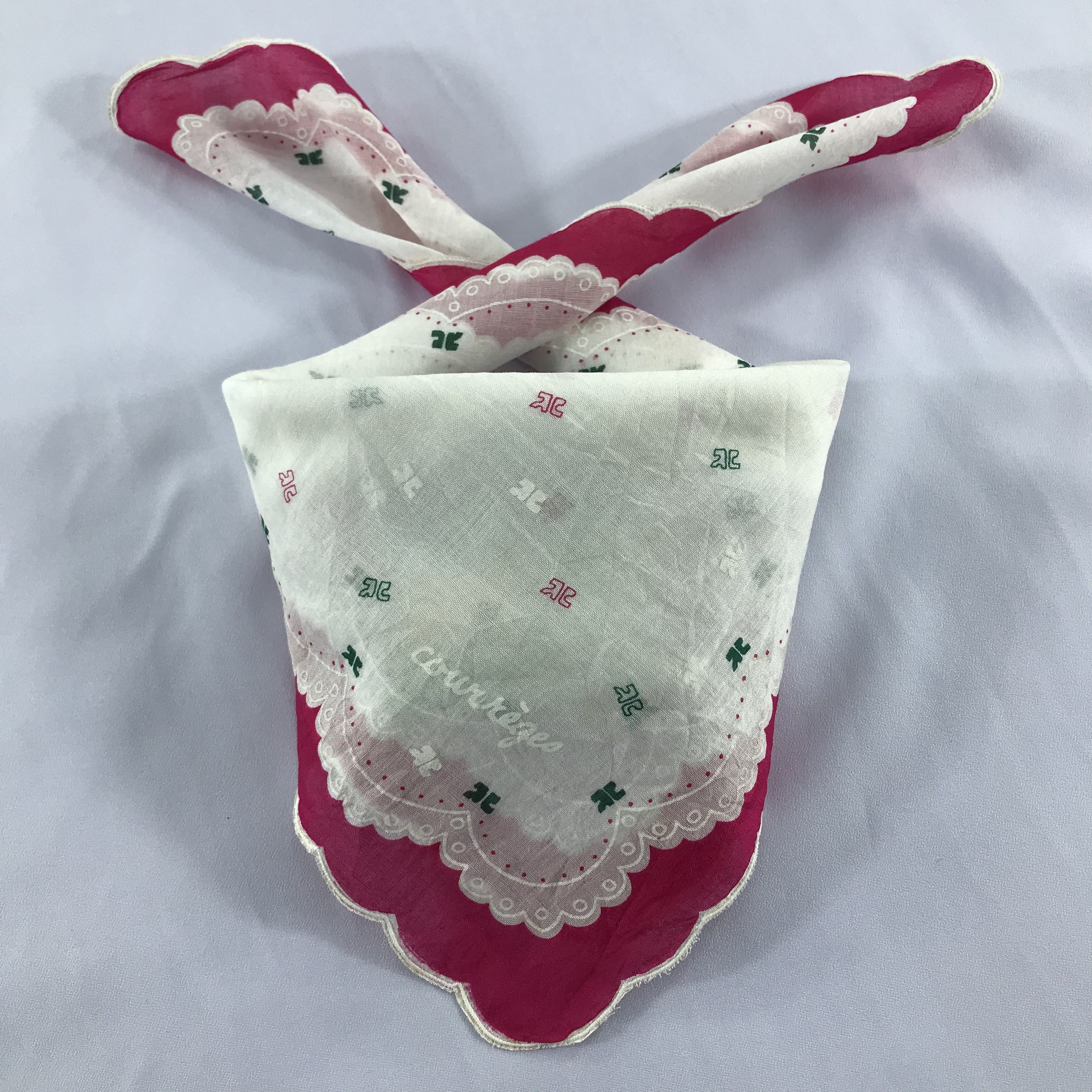 Courreges × Vintage Courreges Handkerchief / Neckerchief / Bandana Size ONE SIZE - 1 Thumbnail