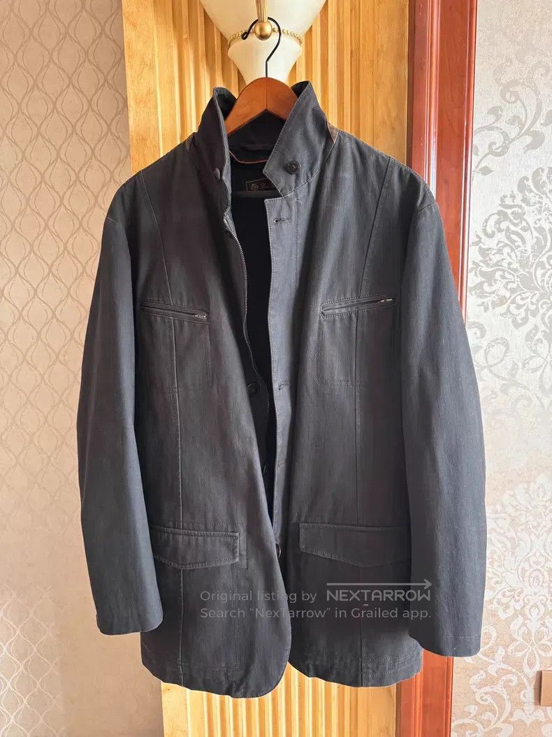 Loro Piana Loro Piana Men's Jacket, Dark Brown Size US L / EU 52-54 / 3 - 1 Thumbnail
