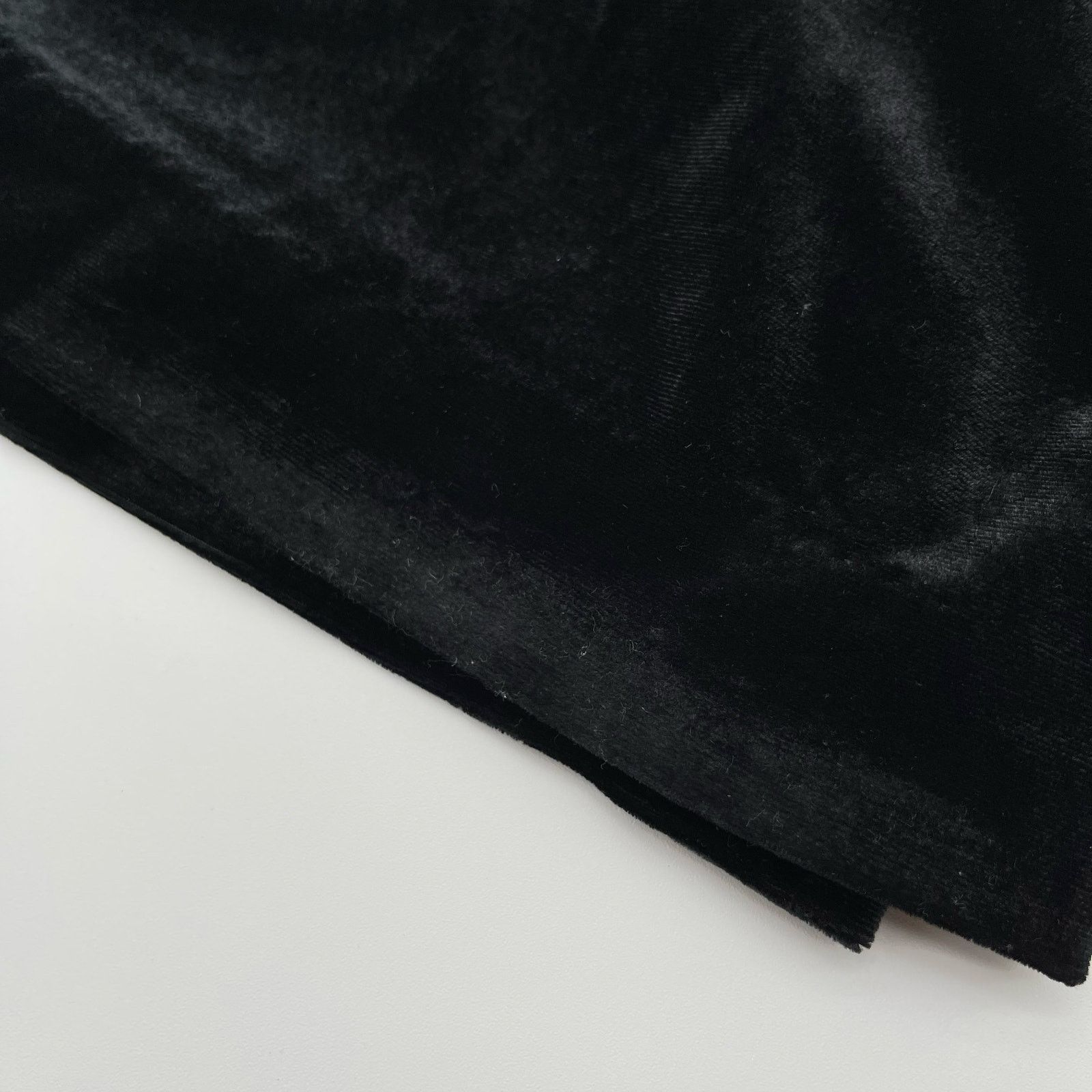 Ciao Lucia Ciao Lucia | Barca Pant Black Velvet Wide Leg Trousers XXS Size 24" / US 00 / IT 34 - 12 Thumbnail