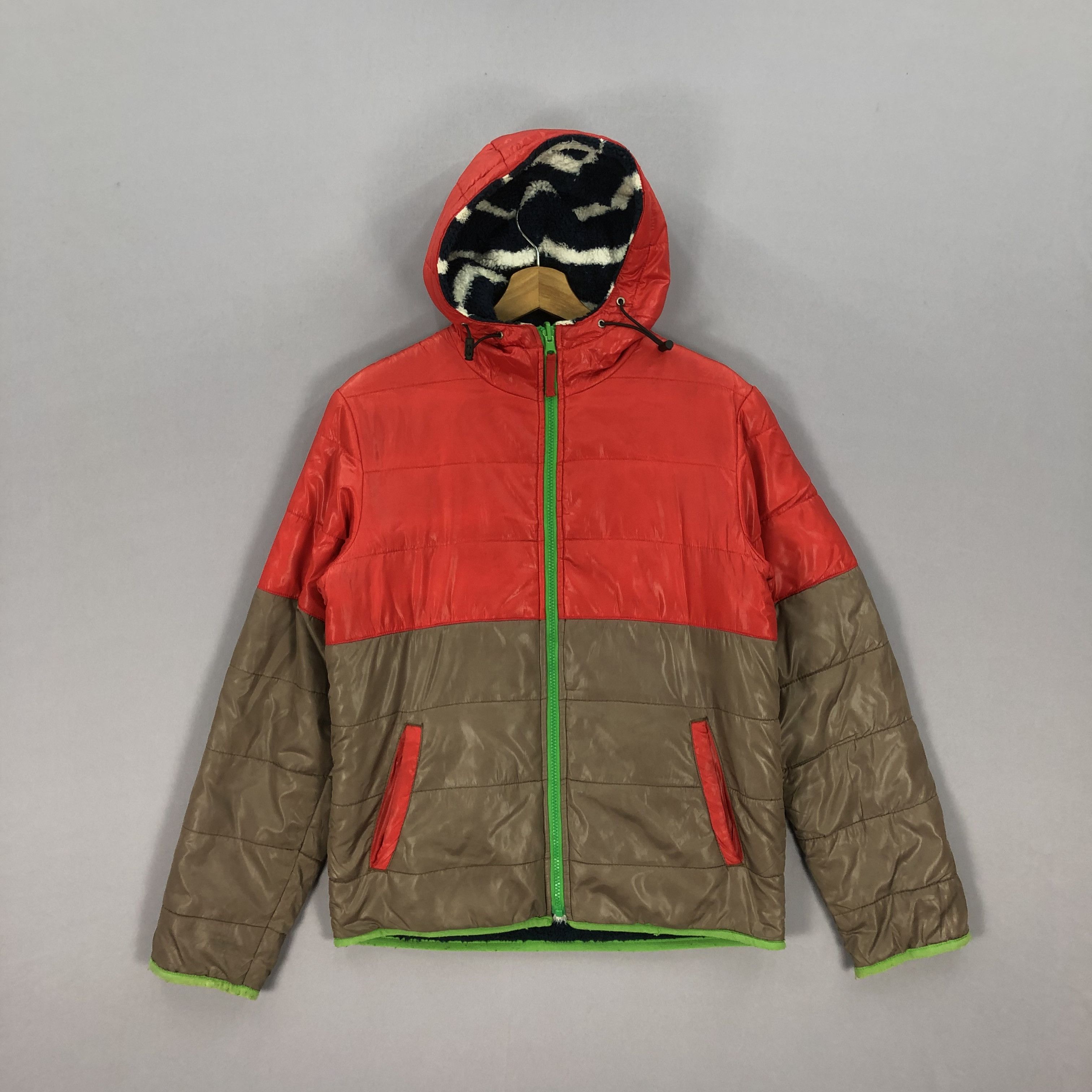 Japanese Brand × Vintage Vintage Soul of Freedom Hoodie Reversible Fleece Jacket Size US M / EU 48-50 / 2 - 1 Thumbnail