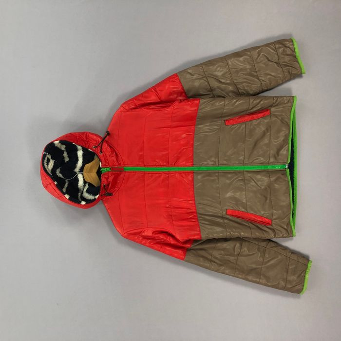 Vintage Nautica Jacket Mens XL Gren Red Reversible Fleece Coat – Proper  Vintage