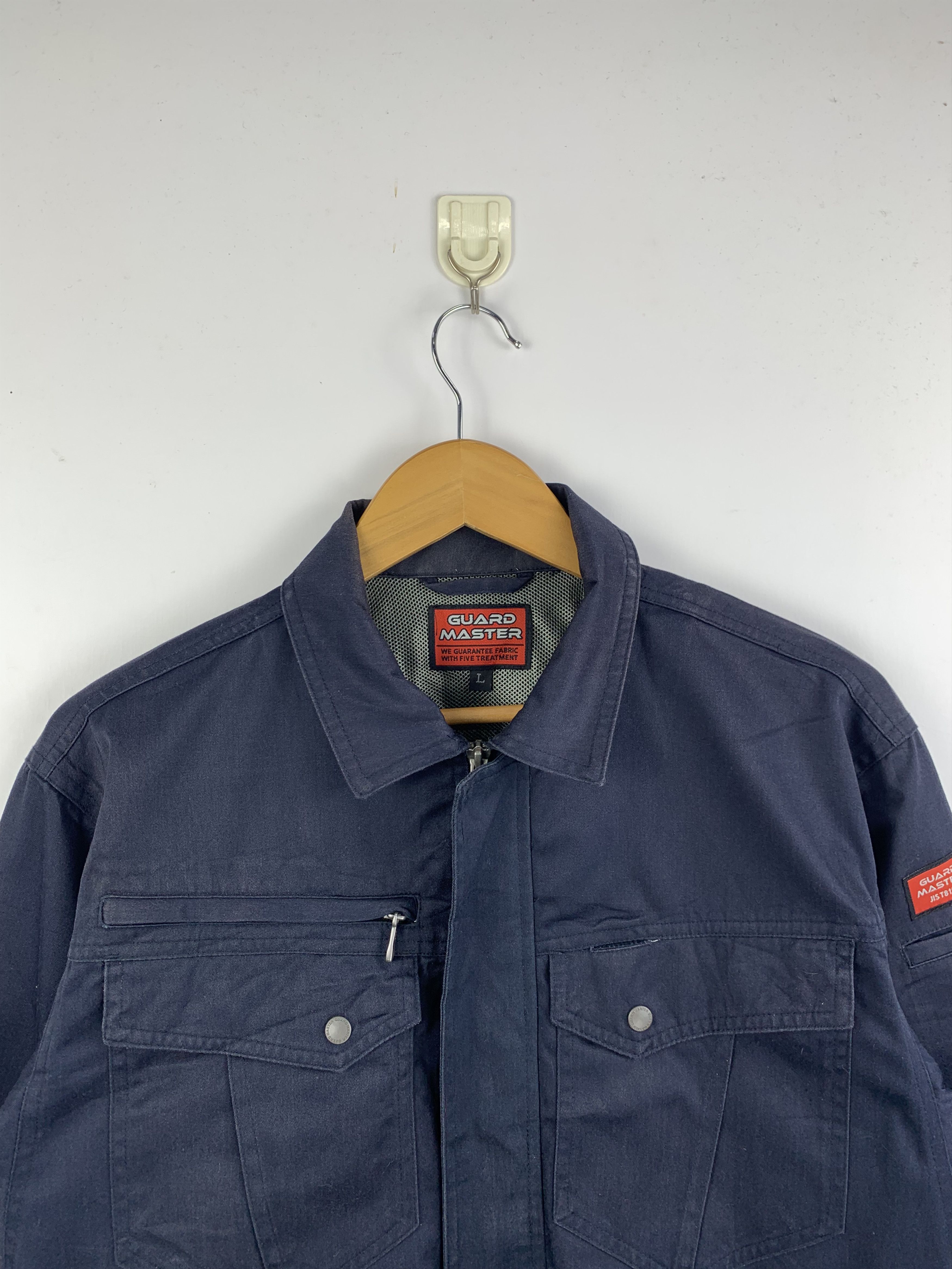 Japanese Brand Vintage Japanese Brand Guard Master Denim Jacket J1618 Size US L / EU 52-54 / 3 - 2 Thumbnail