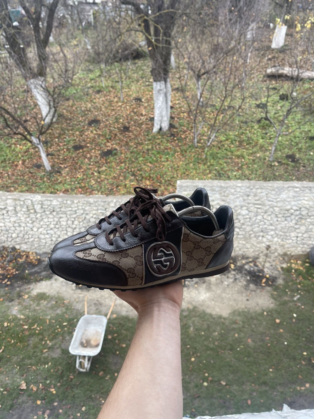 Gucci Gucci Logo GG Sneakers Men's Size 9 multilogo monogram Size US 9 / EU 42 - 2 Thumbnail