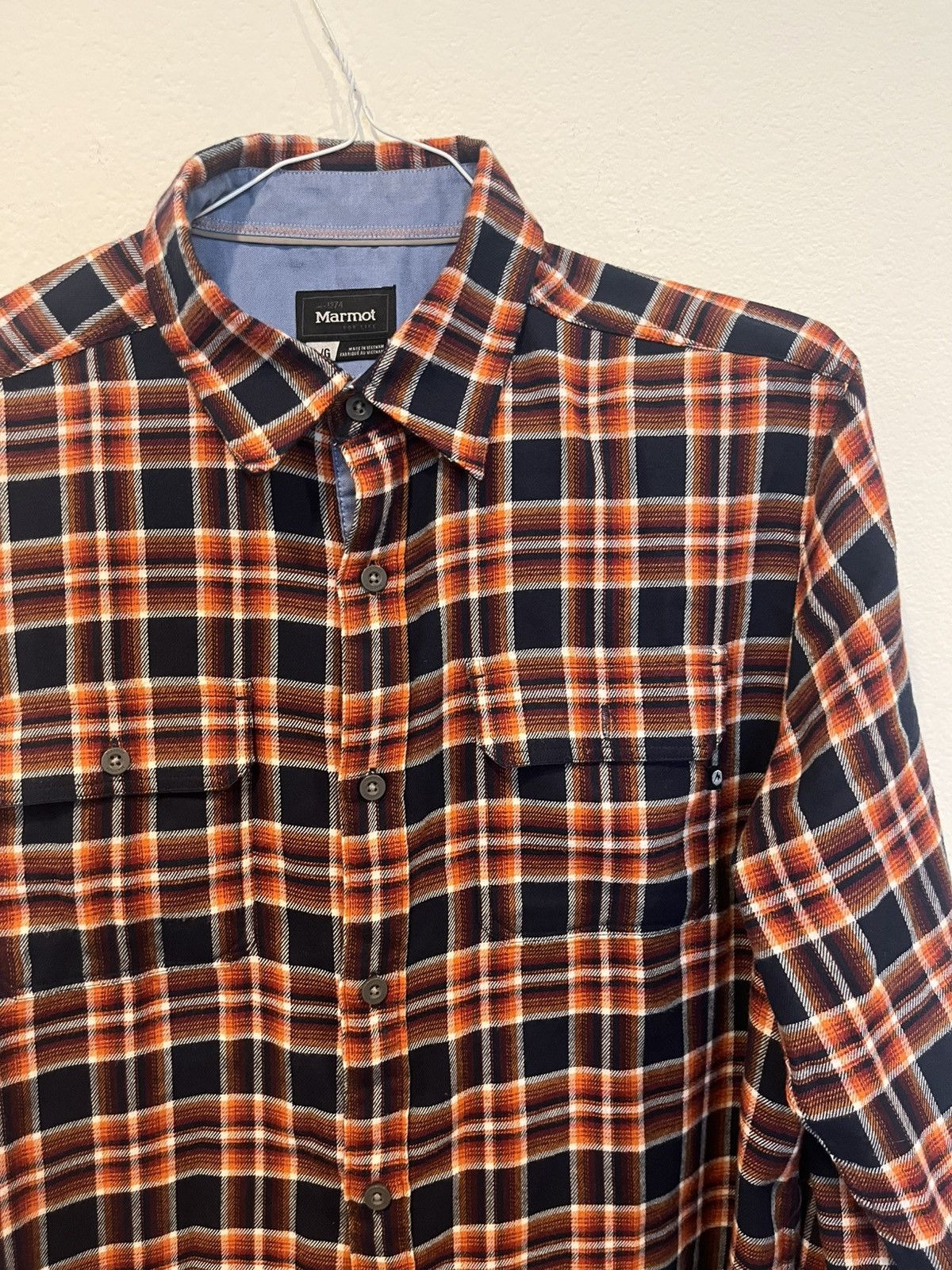 Marmot Marmot Men’s Flannel Shirt Plaid Long Sleeve Button Up Size US L / EU 52-54 / 3 - 3 Thumbnail