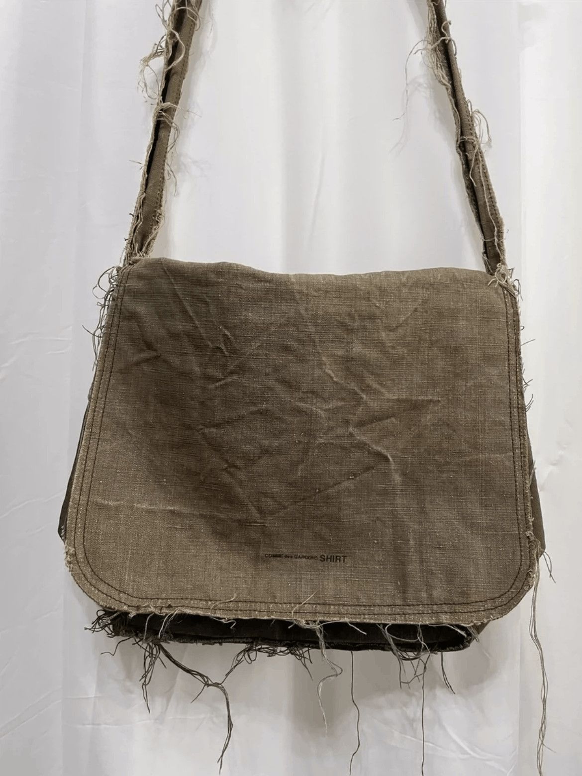 Comme des Garcons Comme Des Garcons Shirt Distressed Messager Bag Size ONE SIZE - 2 Thumbnail