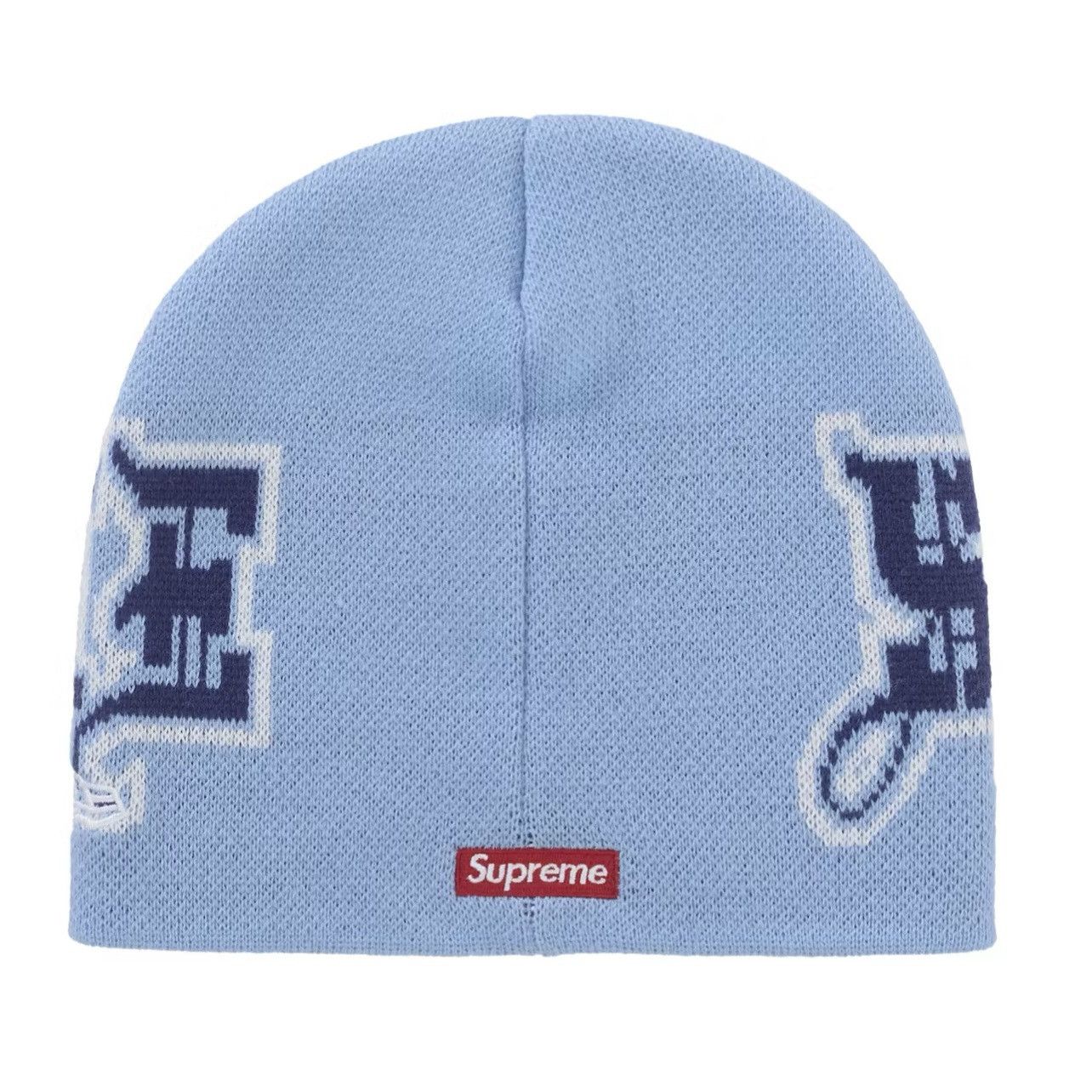 New Era × Supreme Supreme New Era Outline Beanie Light Blue Size ONE SIZE - 2 Thumbnail