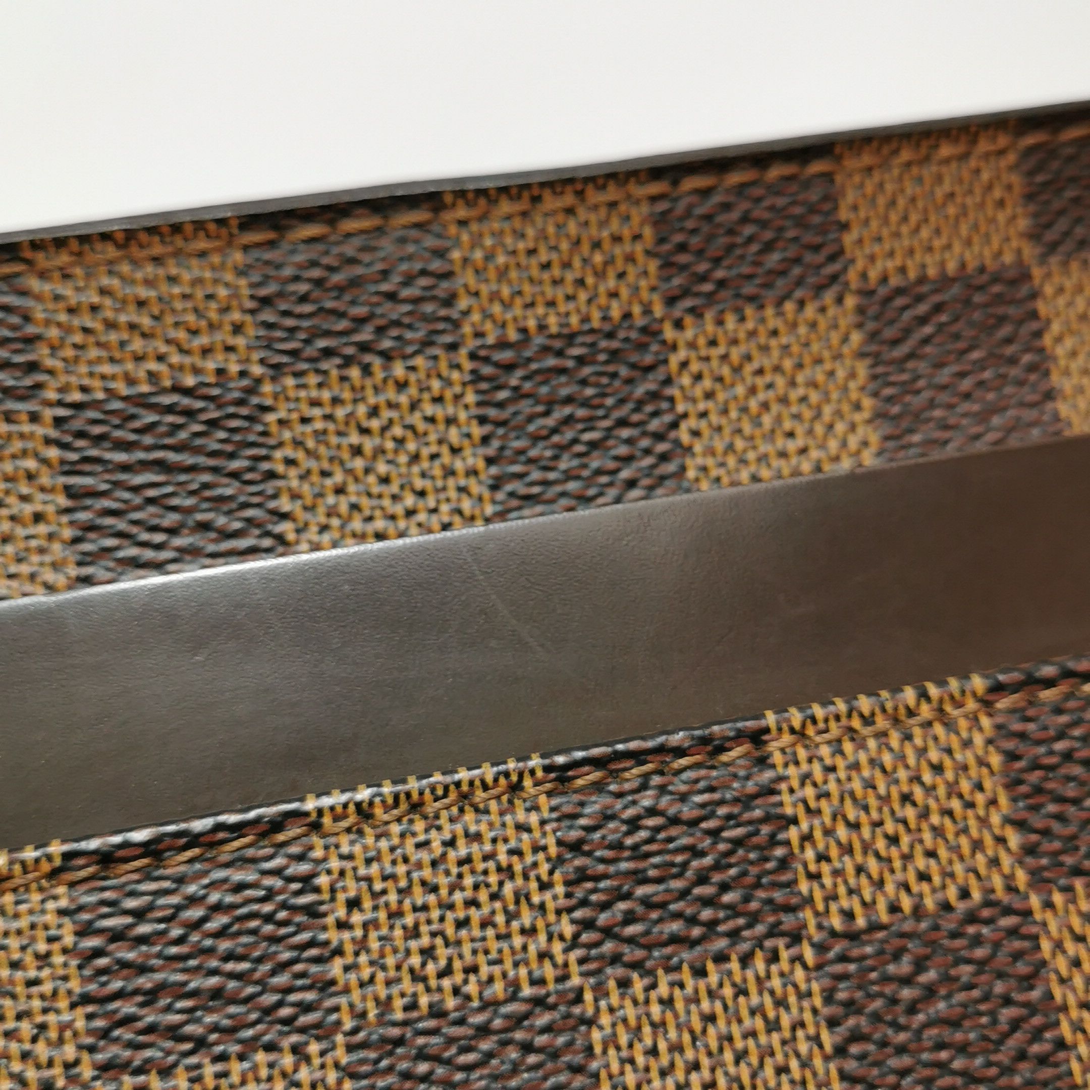 Louis Vuitton Louis Vuitton (LV) Saint Louis leather checkerboard logo zi Size ONE SIZE - 8 Thumbnail