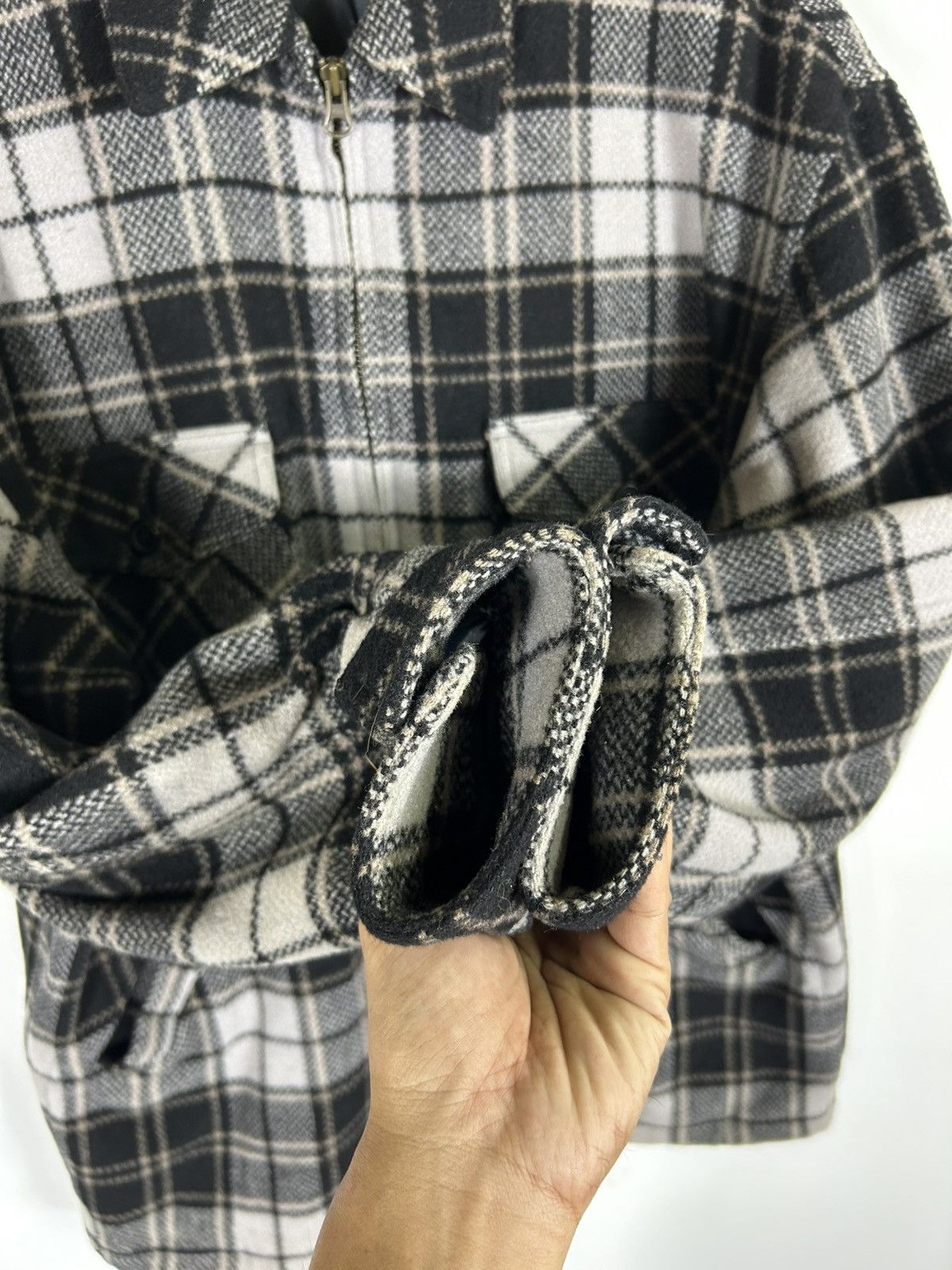 Vintage ⚡️Vintage Cotton Company Flannel Button Chore Shirt Jacket Size US L / EU 52-54 / 3 - 8 Thumbnail