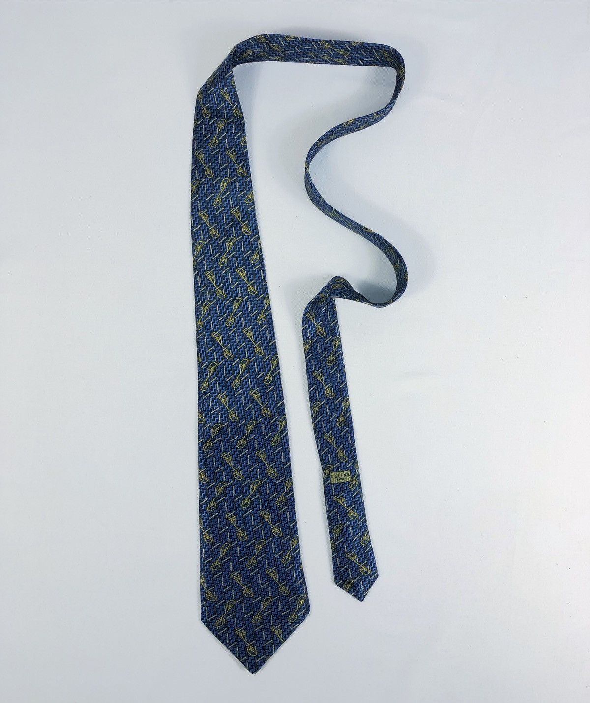 Rare Vintage Celine Paris Silk Tie Made in Spain