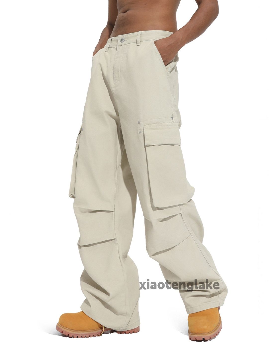Vintage zx utility skate hiphop wide Leg military cargo pants Size US 30 / EU 46 - 1 Thumbnail