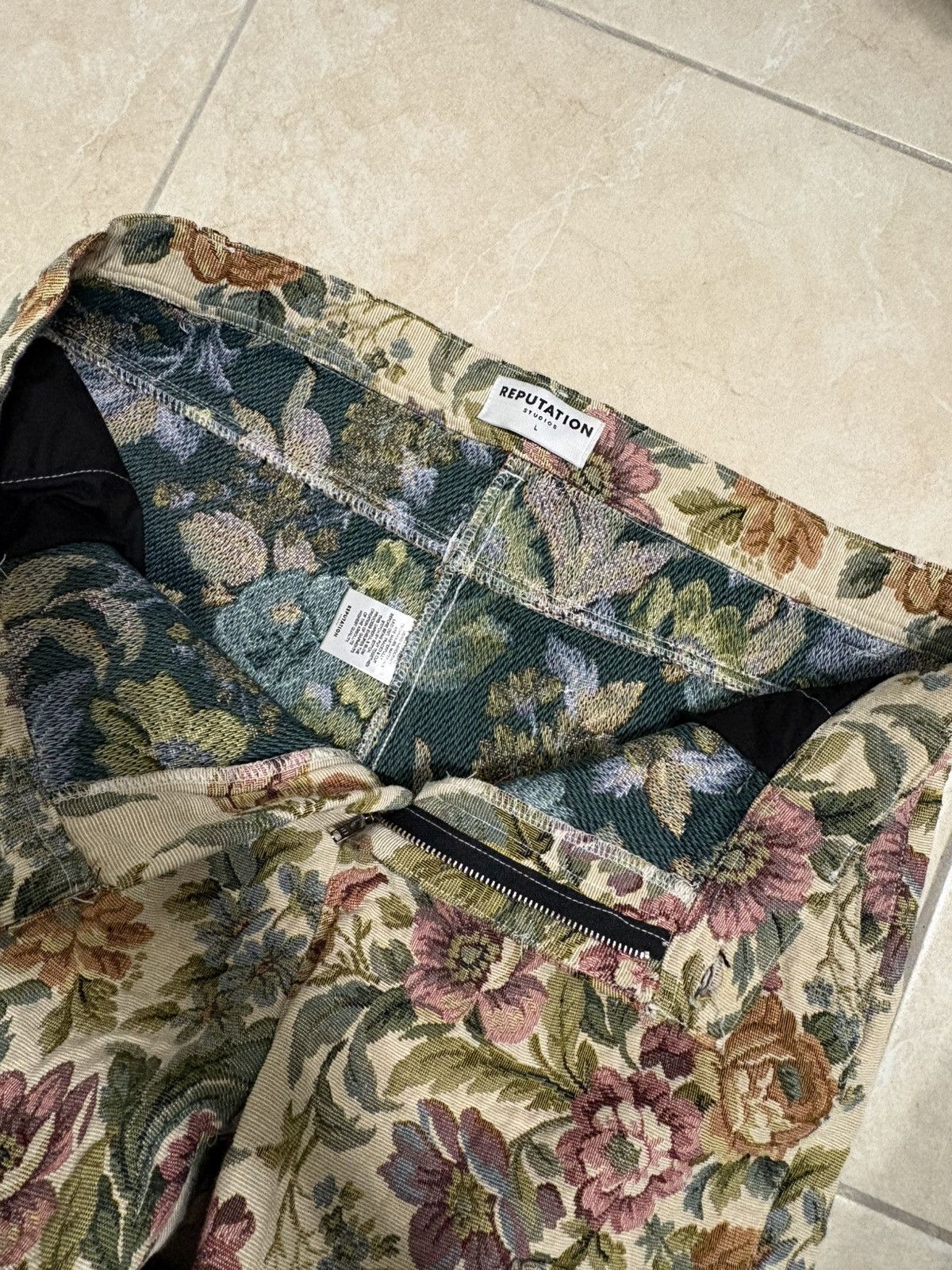 Reputation Studios FLARE TAPESTRY PANTS Size US 36 / EU 52 - 7 Thumbnail