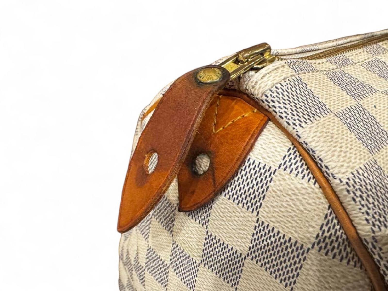 Louis Vuitton Louis Vuitton - Damier Azur Speedy 30 Handbag Size ONE SIZE - 3 Thumbnail