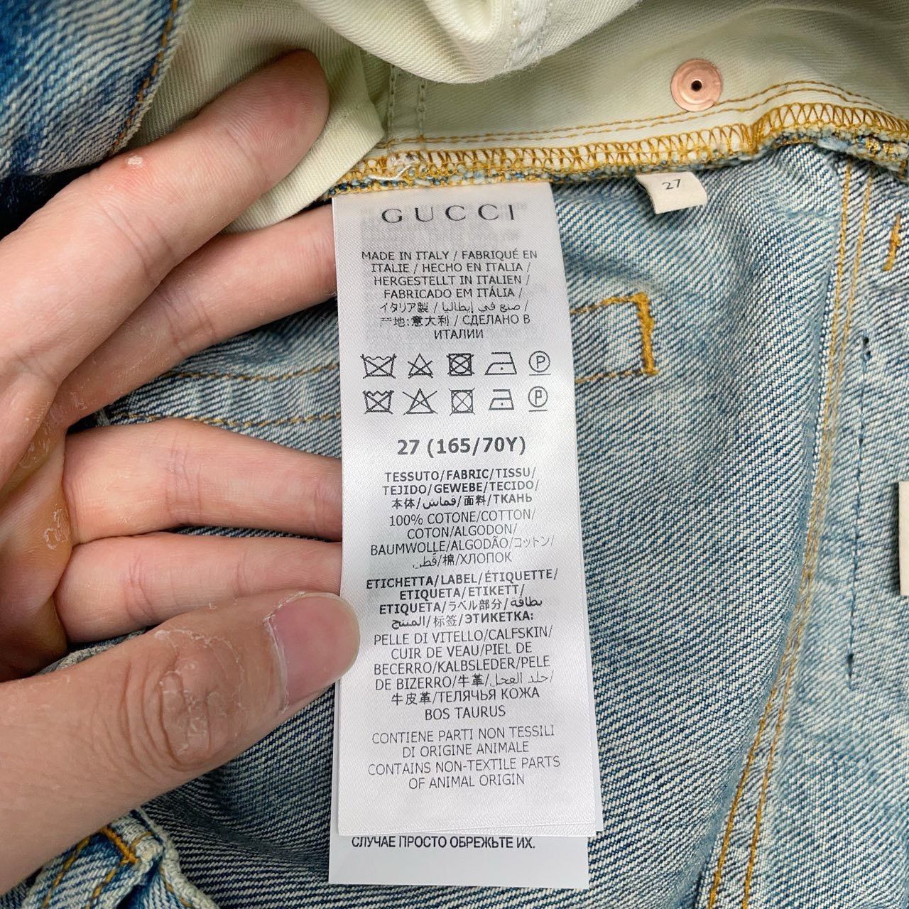 Gucci Gucci Straight-tube destructive jeans 2501-Nextarrow Size US 27 - 6 Thumbnail