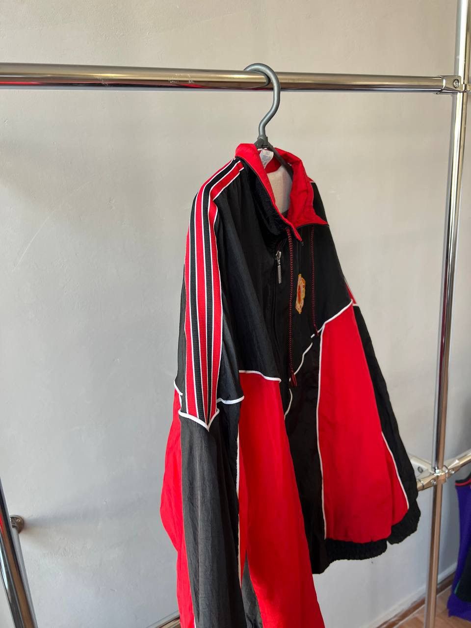 Adidas 1988/90 MANCHESTER UNITED SOCCER FOOTBALL RARE TRACK JACKET Size US M / EU 48-50 / 2 - 8 Thumbnail
