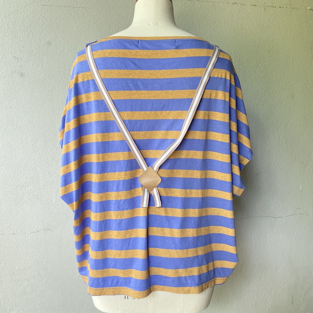 mercibeaucoup Mercibeaucoup, Purple & Yellow Striped Top by Merii Size L / US 10 / IT 46 - 15 Thumbnail