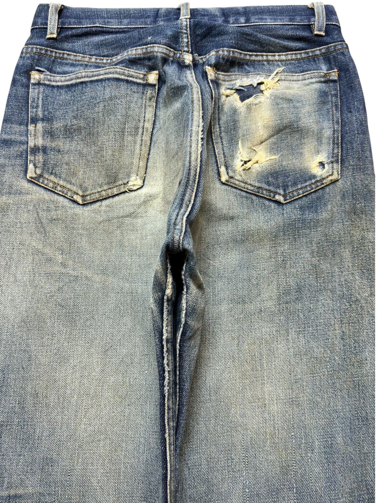 A.P.C. Vintage A.P.C Selvedge Mudwash Grunge Distressed Denim Size US 27 - 6 Thumbnail