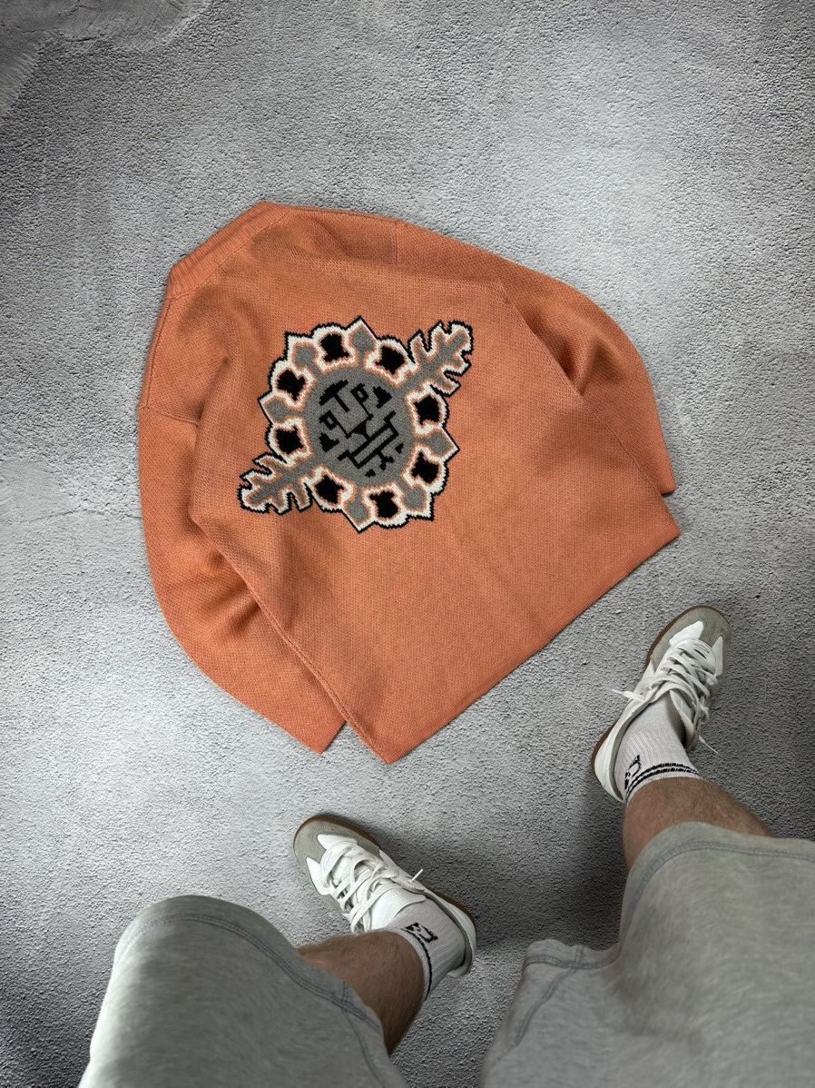Japanese Brand Vintage Knitwear Japan Ribbed Sweater 90s Abstract Graphic Size US XL / EU 56 / 4 - 10 Thumbnail