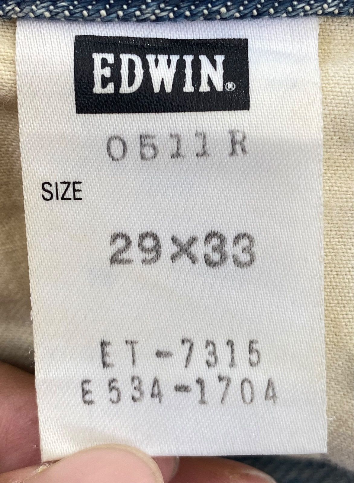 Edwin Edwin Faded Wash Style Wide Flare Jeans Size US 31 - 12 Thumbnail