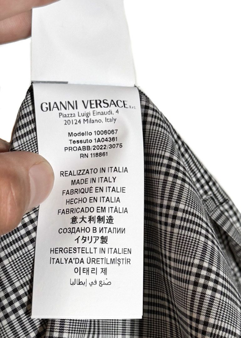 Versace Versace Grey Logo Print Short Sleeves Shirt Size US XS / EU 42 / 0 - 10 Thumbnail