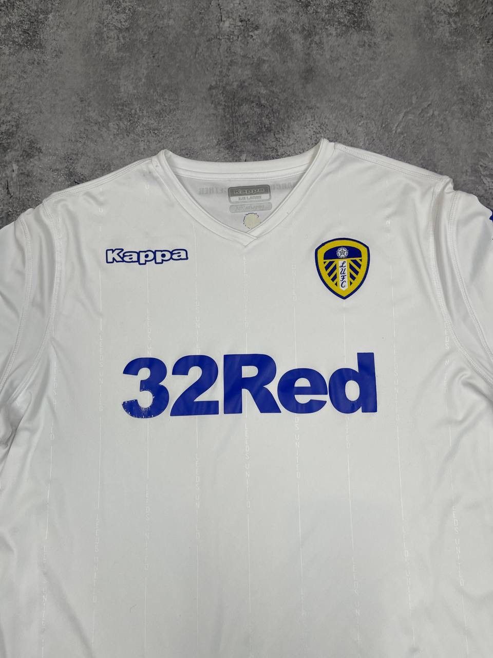Kappa Kappa Leeds United Men Football Jersey Home 32Red White 3XL Size US XXL / EU 58 / 5 - 2 Thumbnail
