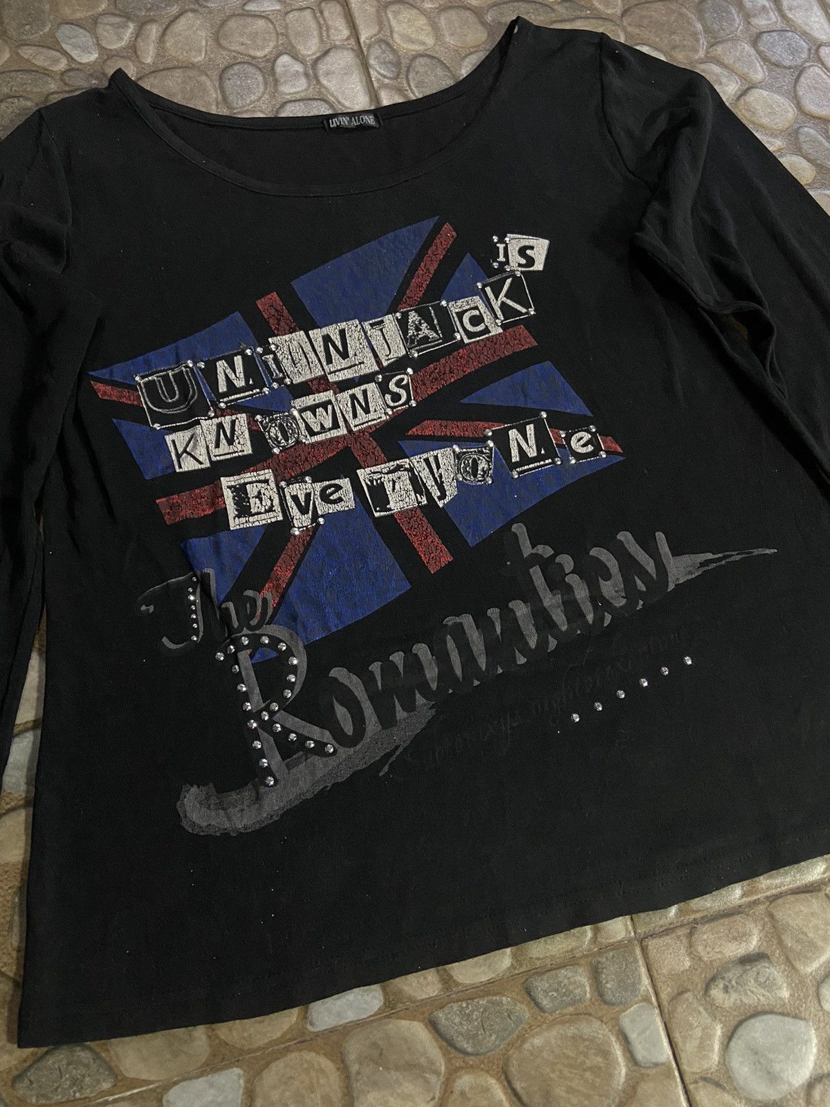 Hysteric Glamour × If Six Was Nine × Japanese Brand VTG Y2K livin alone punk long sleeve t-shirt Size L / US 10 / IT 46 - 4 Thumbnail