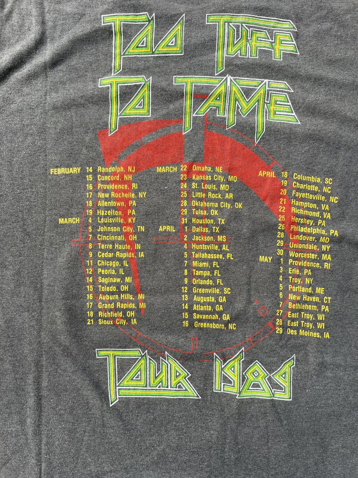 Band Tees × Vintage VTG 1988 Winger Too Tuff Too Tame Tour 1989 Size US S / EU 44-46 / 1 - 8 Thumbnail
