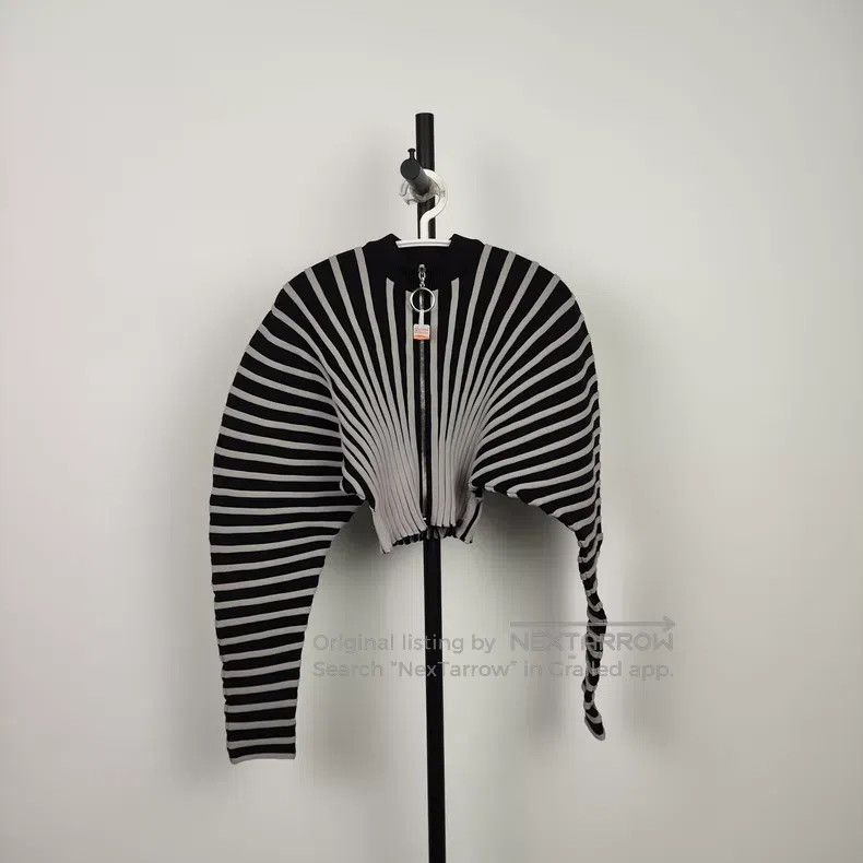 Louis Vuitton Louis Vuitton Knit Wide Leg Sleeve Stripe jacket Size S / US 4 / IT 40 - 1 Thumbnail