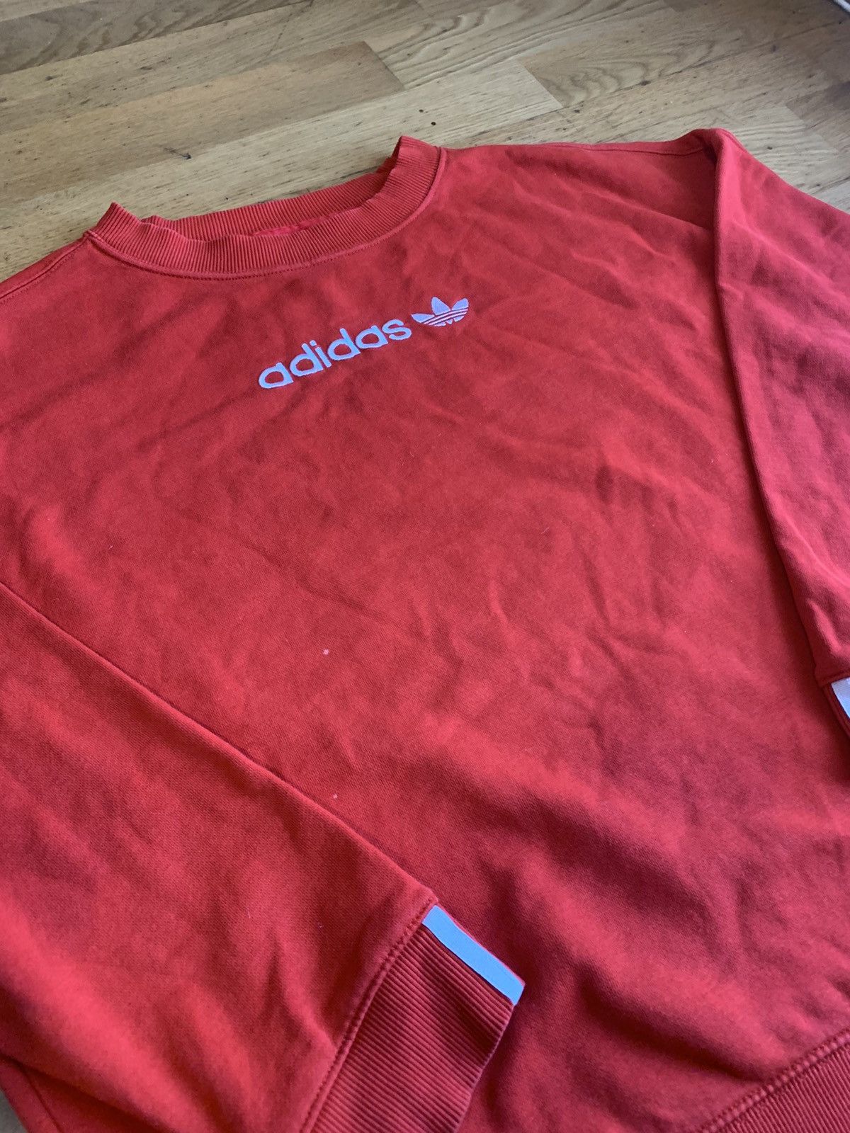 Adidas adidas | Felpa a Girocollo Rossa Size US M / EU 48-50 / 2 - 4 Thumbnail