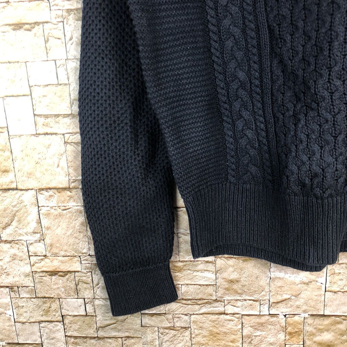 Homespun Knitwear × Uniqlo Uniqlo Dark Blue Knitwear #A888 Size S / US 4 / IT 40 - 7 Thumbnail