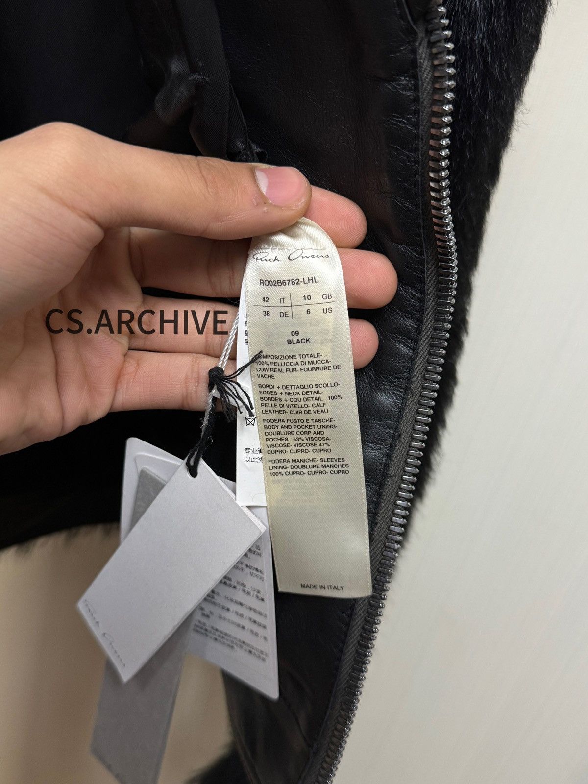 Rick Owens Rick owens22F/W Black TEC CROPPED KLAUS Size US S / EU 44-46 / 1 - 7 Thumbnail