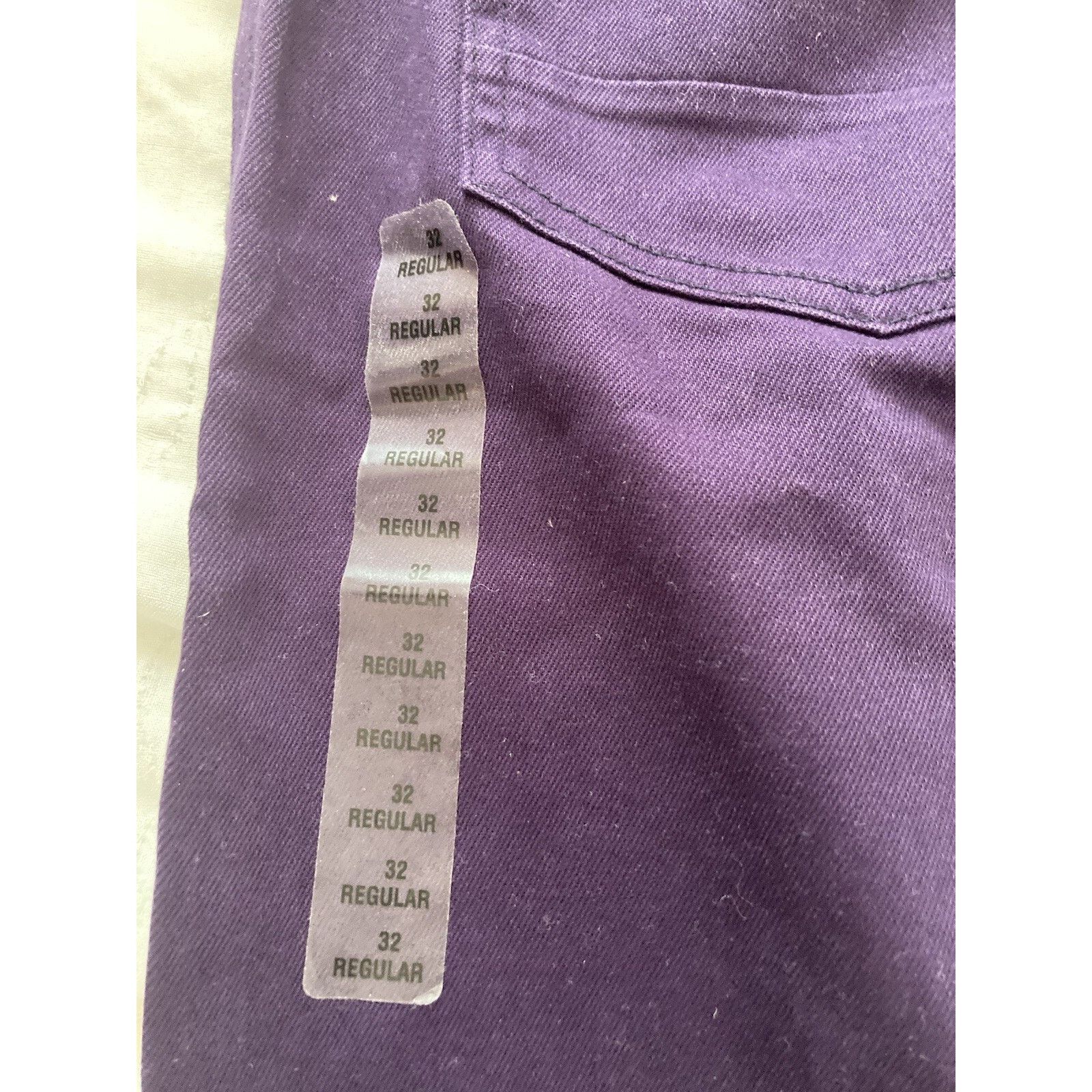 Armani Exchange A/X Armani Exchange Jeans Men 32x32 Skinny Purple NWT Size US 32 / EU 48 - 7 Thumbnail