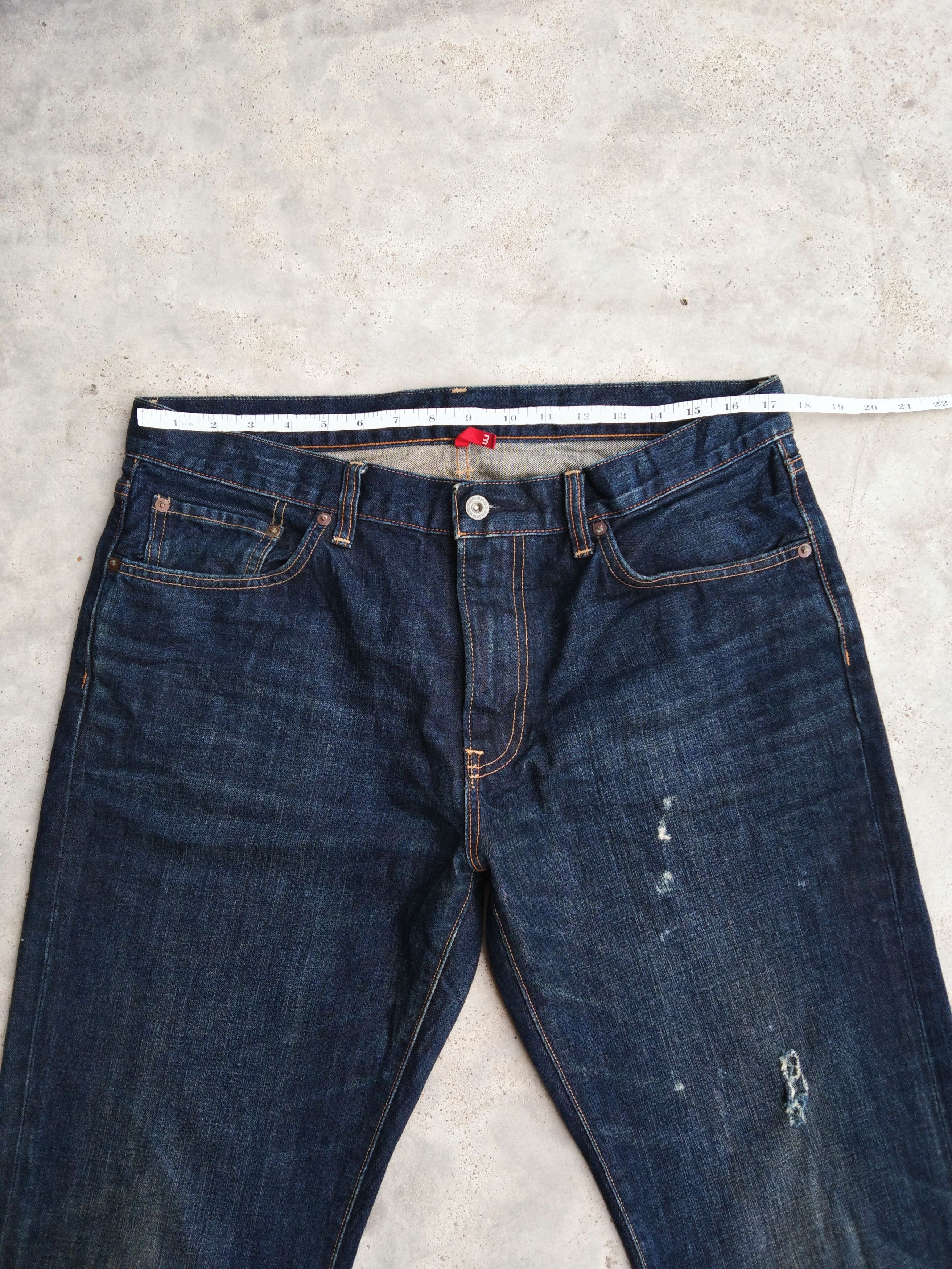 Japanese Brand Vintage Japanese Brand 'UJ' Uniqlo Denim Blue Jeans 34x29 Size US 34 / EU 50 - 3 Thumbnail