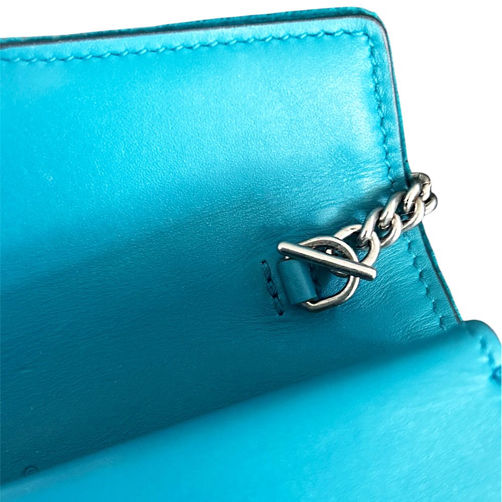 Gucci GUCCI Velvet Super Mini Dionysus Shoulder Bag Peacock Blue Size ONE SIZE - 7 Thumbnail