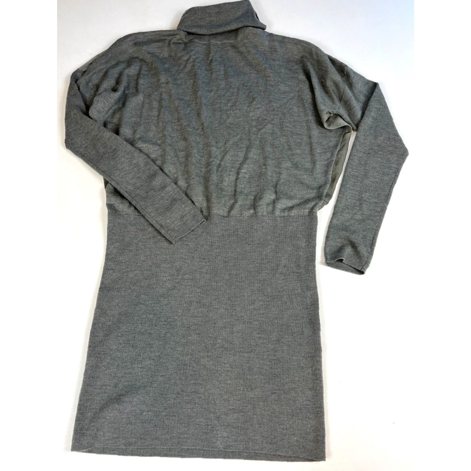 Allsaints AllSaints Flik Dress Knit Merino Wool Sz M Dress Women Gray Wool Knit Merino Wool Flik Dress 90s Designer City Classic Size M / US 6-8 / IT 42-44 - 3 Thumbnail