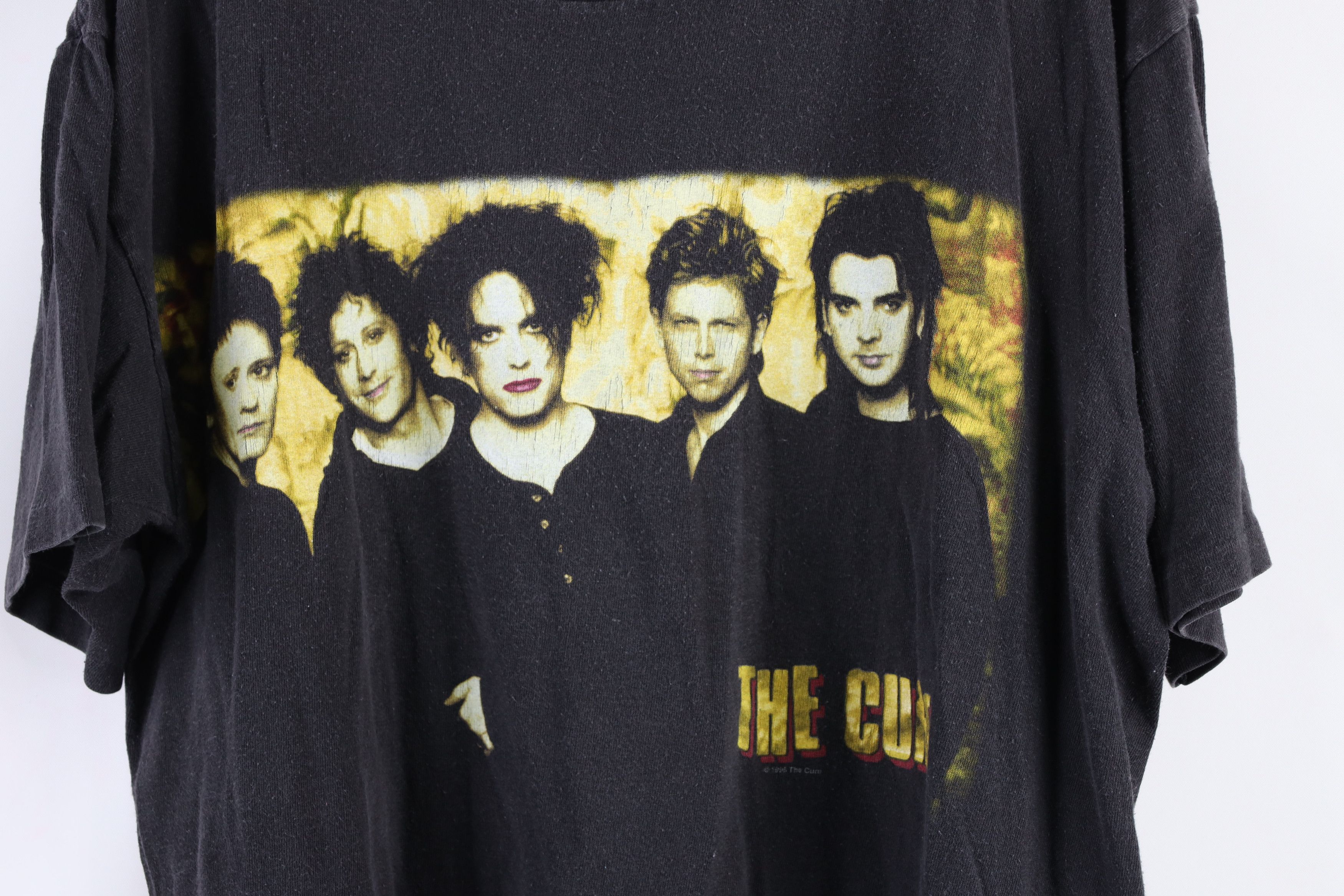 Vintage Vintage 90s 1996 Swing Tour The Cure Band T-Shirt Black USA Size US L / EU 52-54 / 3 - 4 Thumbnail