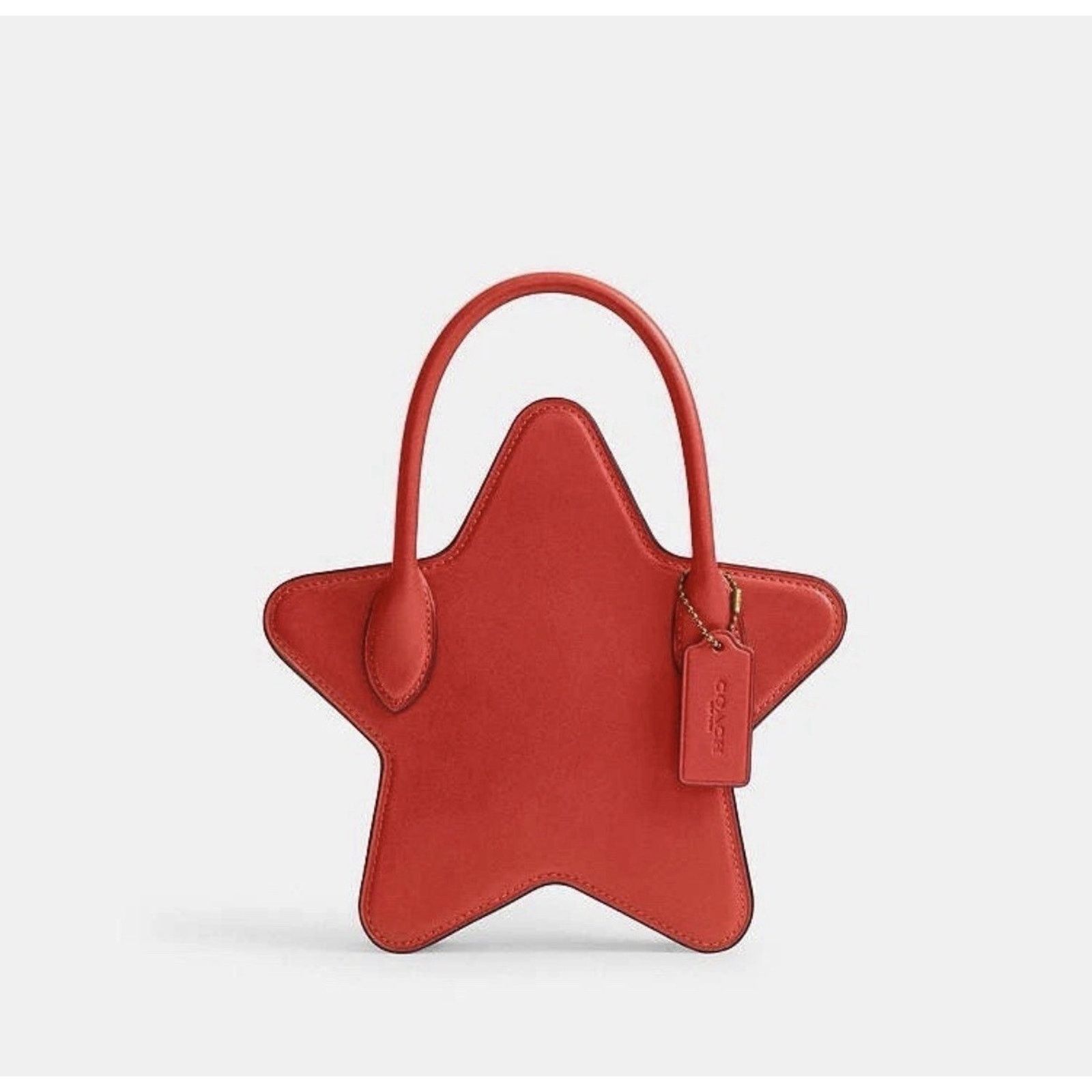 Coach NWT Coach Star Shape Bag red Glovetanned Leather CP234 Size ONE SIZE - 9 Thumbnail
