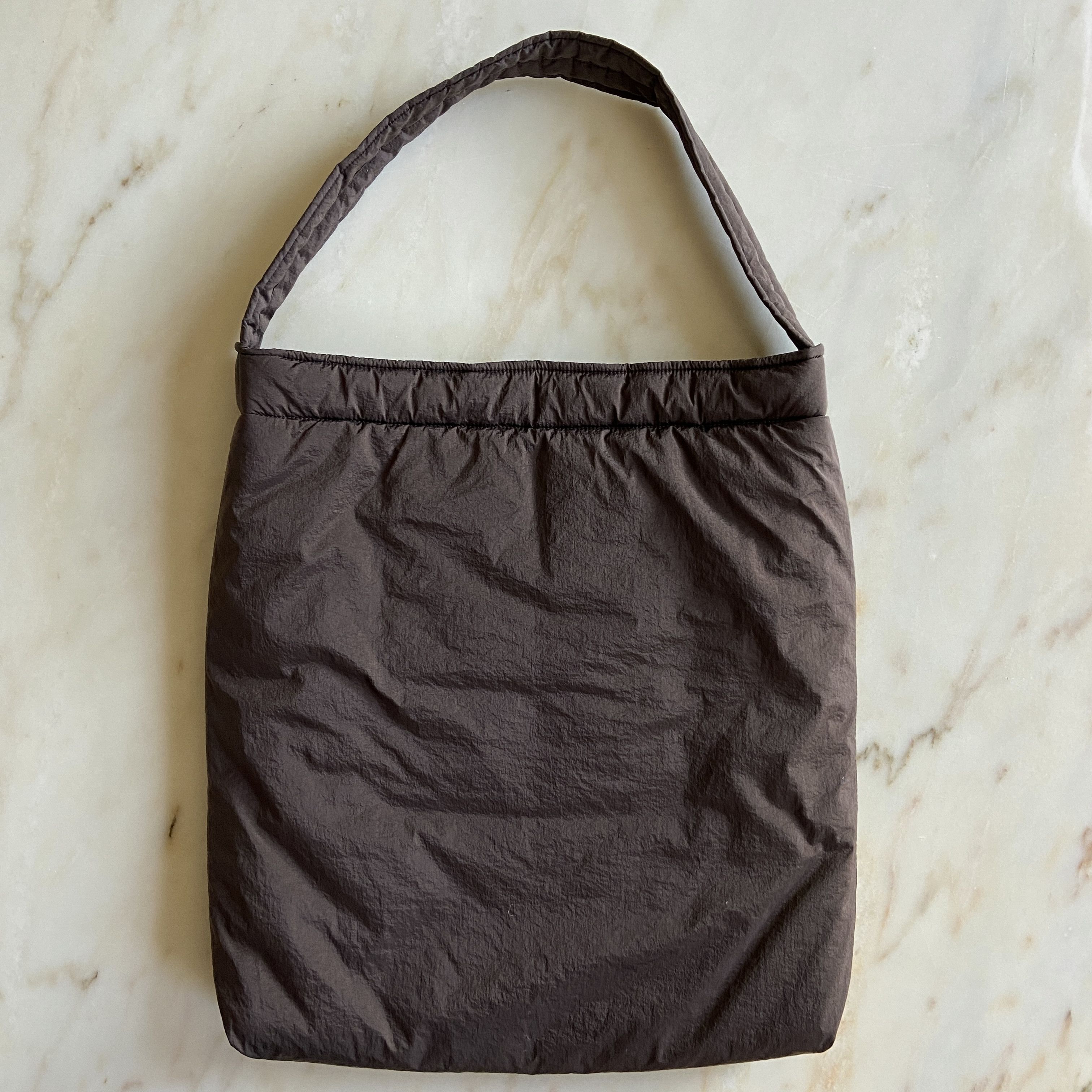 ATON JAPAN BROWN NYLON MEDIUM TOTE BAG