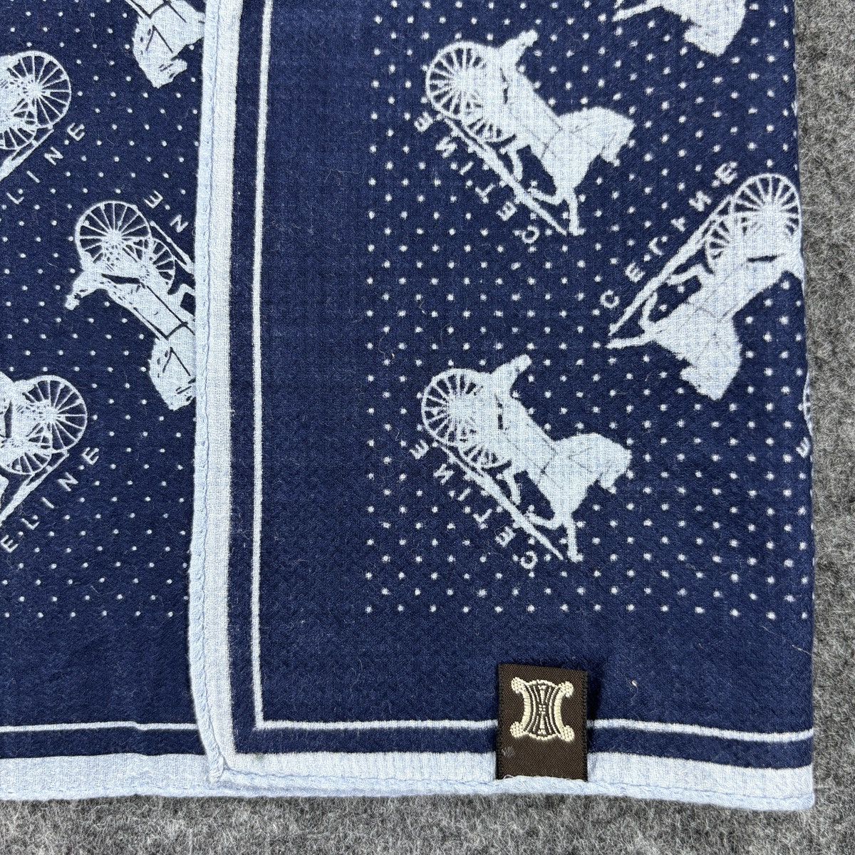 Vintage Celine Handkerchief # E061 # Bandana # Neckerchief Size ONE SIZE - 7 Thumbnail
